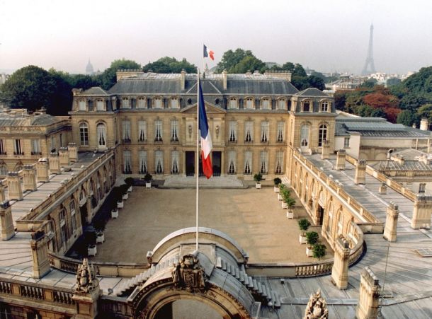 Il Palazzo dell'eliseo a Parigi