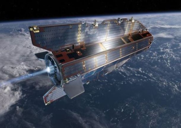 Il satellite Goce in orbita attorno alla Terra