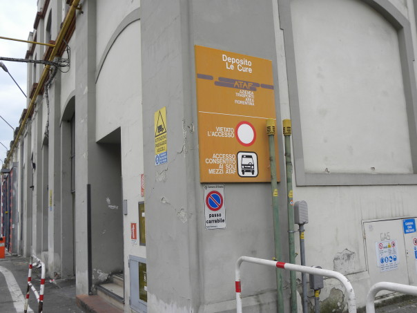 Deposito dell'Ataf in viale dei Mille