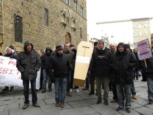 La bara, segno della morte del contratto di lavoro