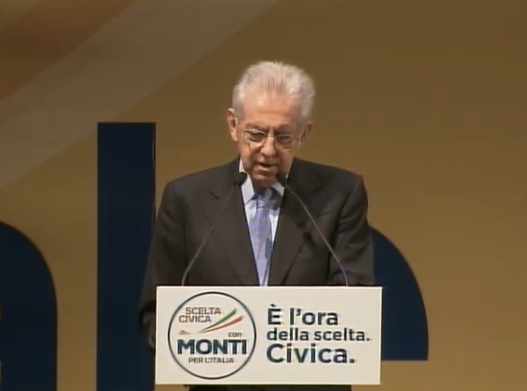 Mario Monti alla Pergola di Firenze