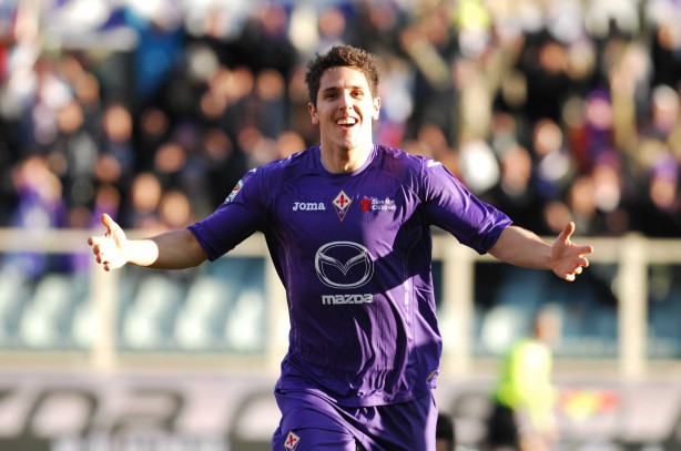 Goal di Jovetic Fiorentina vs Parma (Foto Sanesi La Presse)