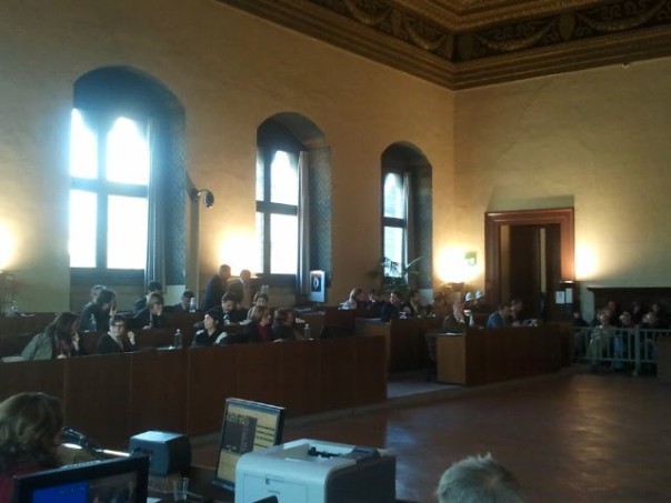 Accesa discussione oggi nel Salone dei Duecento di Palazzo Vecchio