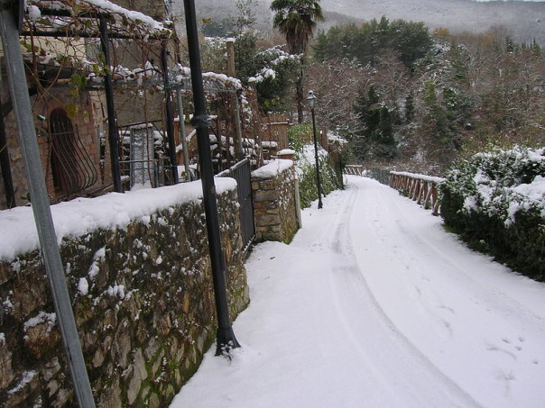 I primi fiocchi di neve sono scesi in Toscana (autore: Edatoscana)