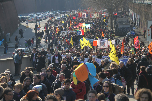 La marcia anti-mafia di Firenze (Foto Matteo Bovo)