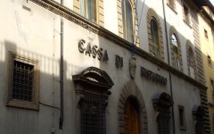 La sede storica della Cassa di Risparmio di Firenze in via Bufalini, oggi ospita l'Ente Cassa 