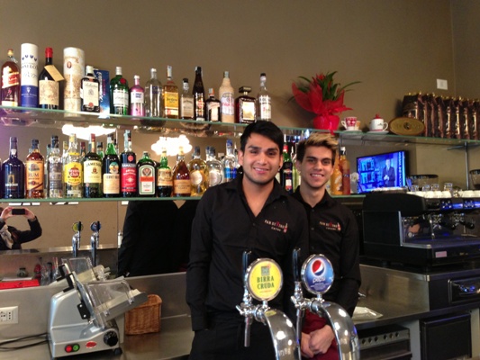 Da sinistra Carlos e Jacopo di Pan di Vino