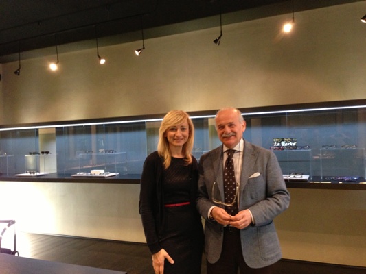 Cristina Scopetani e Massimo Masini, vicepresidente e presidente del Ccn di via dei Servi