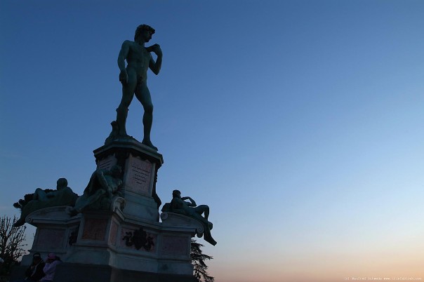 Il David di Piazzale Michelangelo sarà spento per l'Earth Day 2013
