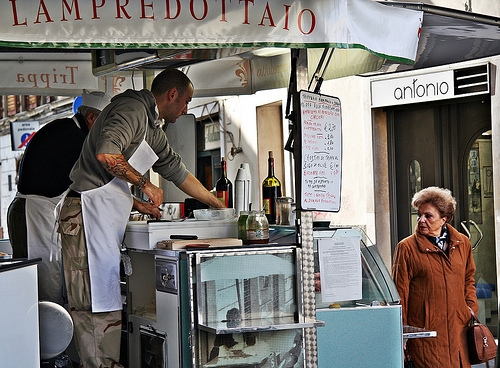 Il lampredottaio, figura tipica fiorentina