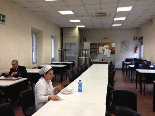 La mensa dei ferroviari a Campo di Marte, prossima alla chiusura