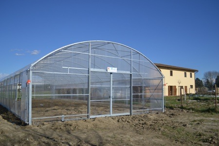 La nuova serra della Casa di Ventignano 