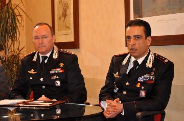 Il colonnello Andrea Taurelli Salimbeni e il tenente colonnello Alessandro Paris