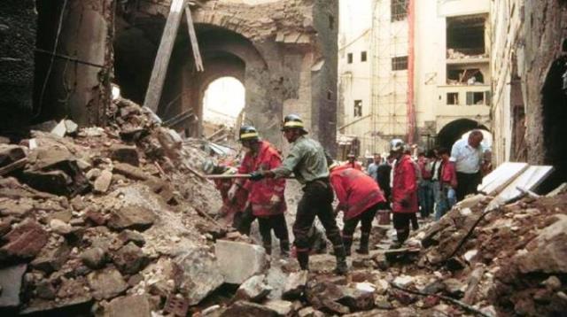 L'attentato di mafia in via dei Georgofli a Firenze il 27 maggio '93