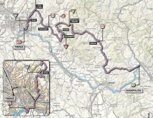 Il Giro 2013 arriva in Toscana