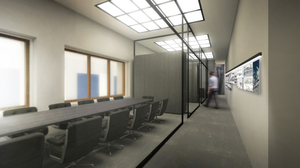 Un rendering della nuova Casa dell'architetta a Firenze