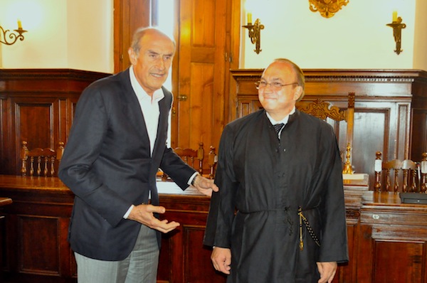 Il provveditore della Misericordia di Firenze con il prefetto Tagliente