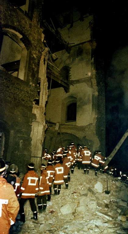 Via dei Georgofili devastata dalla bomba