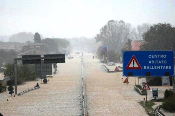 Albinia, nel grossetano, alluvionata a novembre 2012
