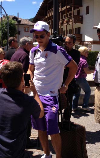 Jovetic l'anno scorso a Moena