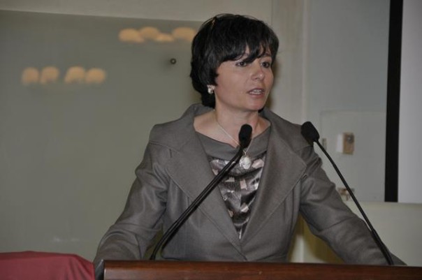 Il ministro della Pubblica Istruzione Maria Chiara Carrozza al convegno sulla scuola a Firenze