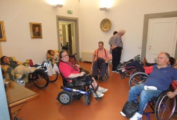 L'occupazione dei disabili nella sede della Regione Toscana