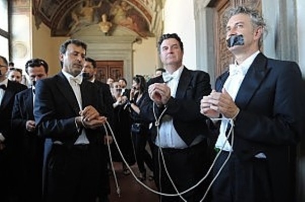 Protesta delle maestranze del Maggio Musicale