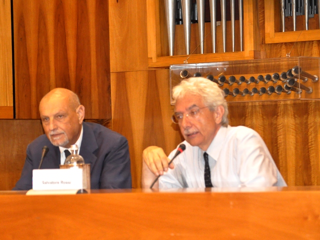 Giampiero Maracchi e Salvatore Rossi