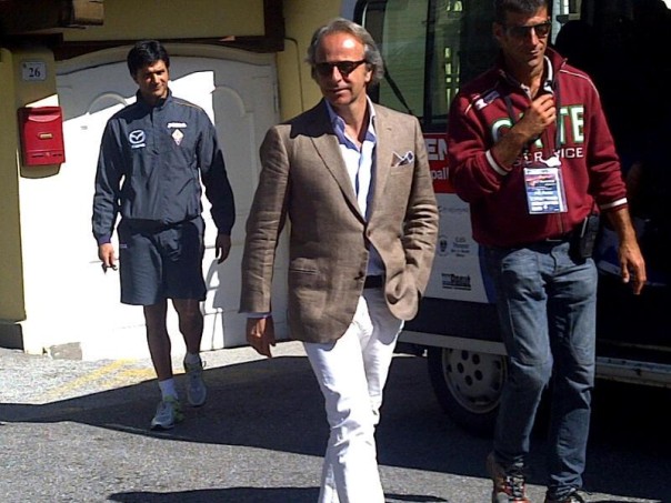 Andrea Della Valle oggi ha fatto visita alla Fiorentina