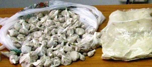 L'eroina sequestrata dalla Polizia di Pistoia