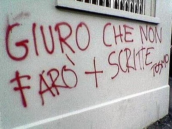 Lotta a chi imbratta i muri, Renzi chiede sanzioni più severe ai parlamentari