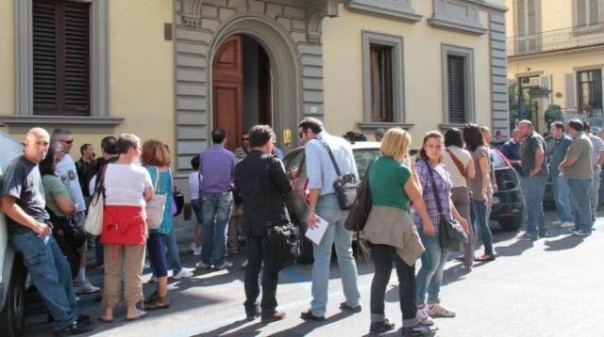 Operai ex Isi in presidio