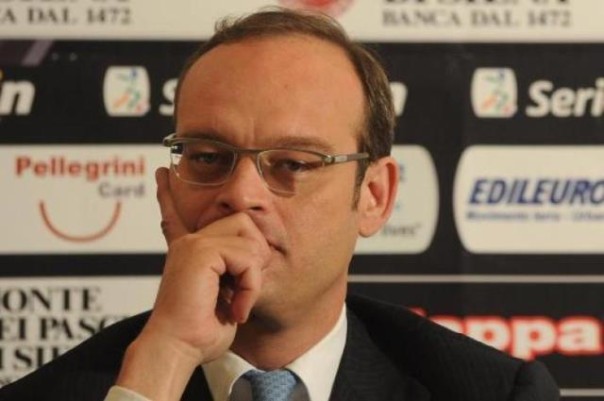 Il presidente del Siena Mezzaroma