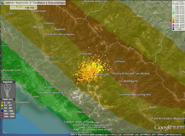 Nuova scossa di terremoto sulle Alpi apuane
