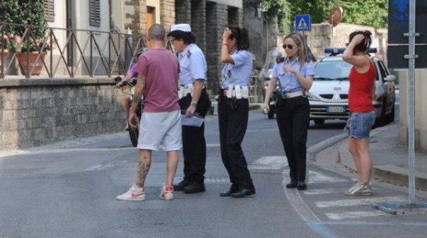 Firenze, il luogo dove la suora è stata investita dai ciclisti