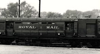 Uno dei vagoni assaltati