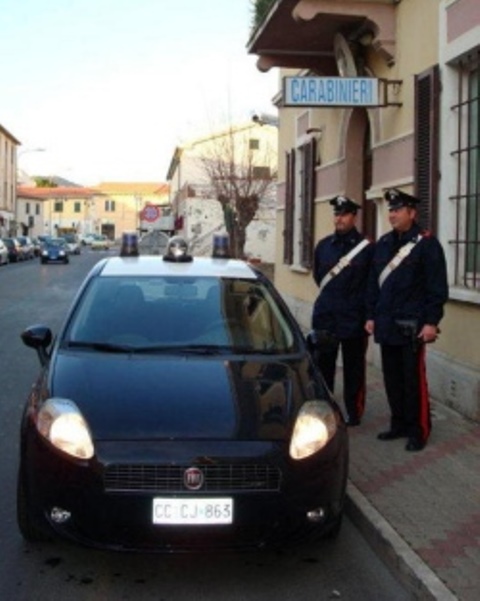 La stazione dei carabinieri di Venturina