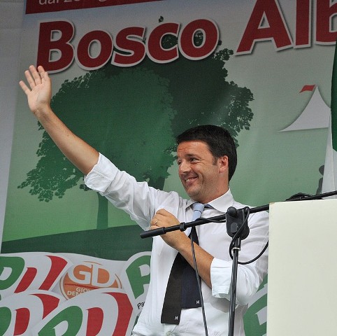Matteo Renzi alla Festa democratica di Bosco Albergati