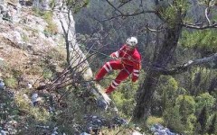 Sono intervenuti gli uomini del soccorso alpino