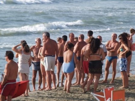 I bagnanti a Forte dei Marmi