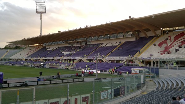 La nuova tribuna dello stadio Franchi