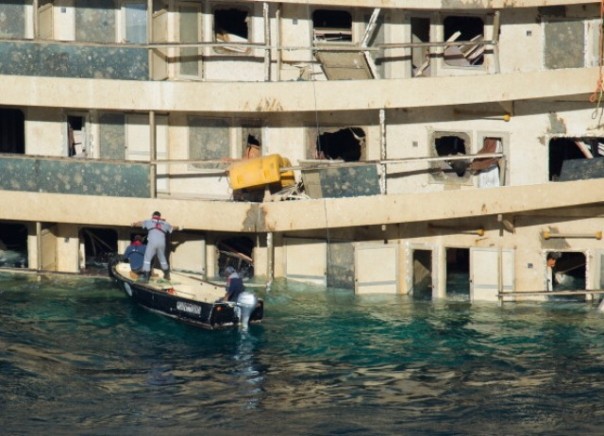 Le ricerche attorno alla Concordia