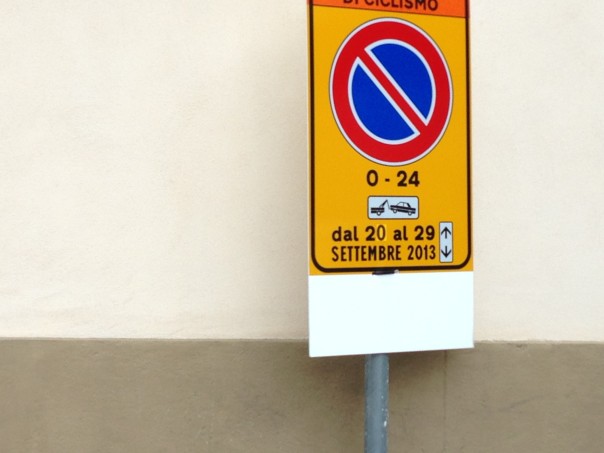 Mondiali di ciclismo, divieto di sosta anticipato