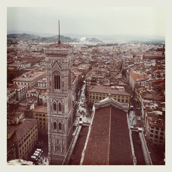 Duomo di Firenze, immagine scattata con Instagram, courtesy Opera di Santa Maria del Fiore