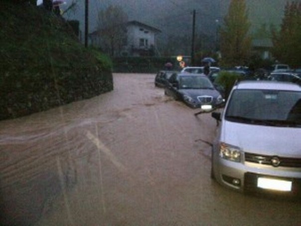 Gli allagamenti in Garfagnana