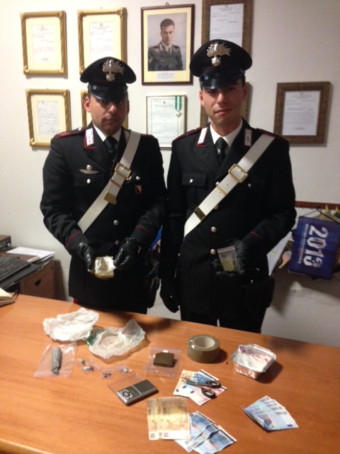 L'hashish scoperto a Certaldo