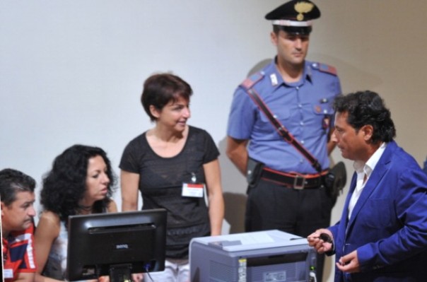 Schettino in aula a Grosseto al processo sul naufragio della Concordia