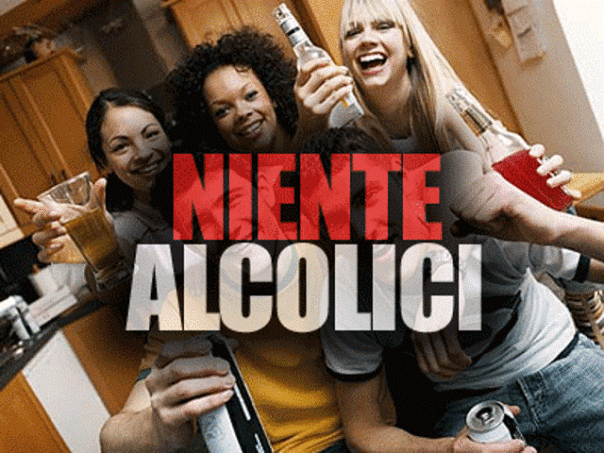 Stop all'alcol tra i giovani