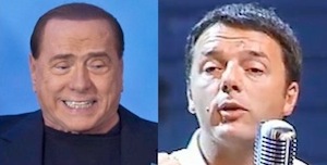 Berlusconi e Renzi 300x150