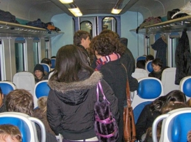 I pendolari sui treni toscani
